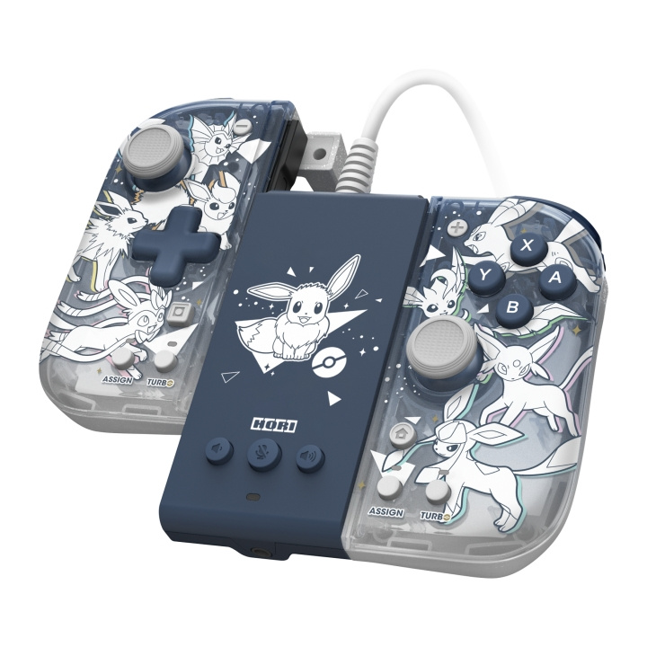 Hori Split Pad Compact Attachment Set (Eevee) i gruppen Elektronikk / TV-spill & tilbehør / Nintendo Switch / Tilbehør hos TP E-commerce Nordic AB (C84757)