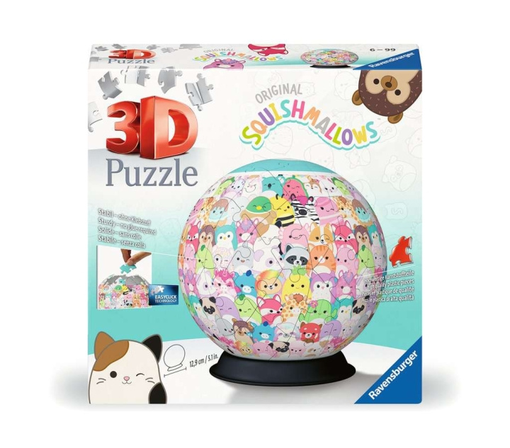 Ravensburger Puslespill Squishmallows 3D Ball 72p i gruppen LEKER, BARN OG BABY / Leker / Barnas puslespill hos TP E-commerce Nordic AB (C84794)