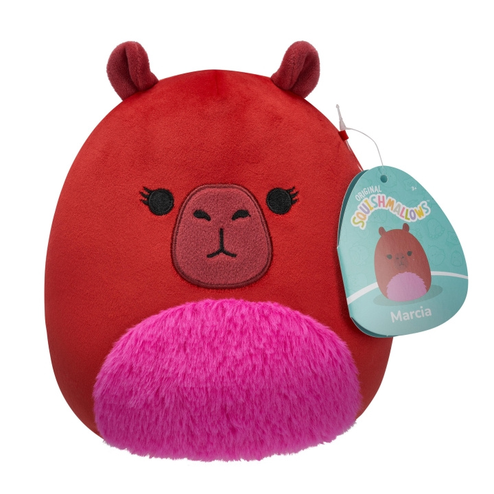 Squishmallows 19 cm P20 Plysj - Marcia Capybara (206077) i gruppen LEKER, BARN OG BABY / Babyleker (0-3 år) / Kosedyr hos TP E-commerce Nordic AB (C84810)