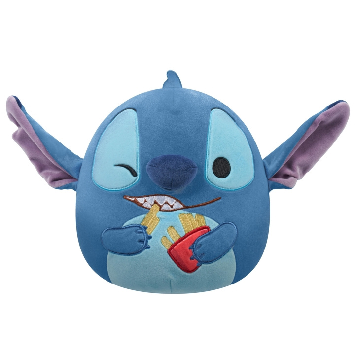 Squishmallows disney Stitch, 20 cm, med pommes frites i hånden (219363) i gruppen LEKER, BARN OG BABY / Babyleker (0-3 år) / Kosedyr hos TP E-commerce Nordic AB (C84845)