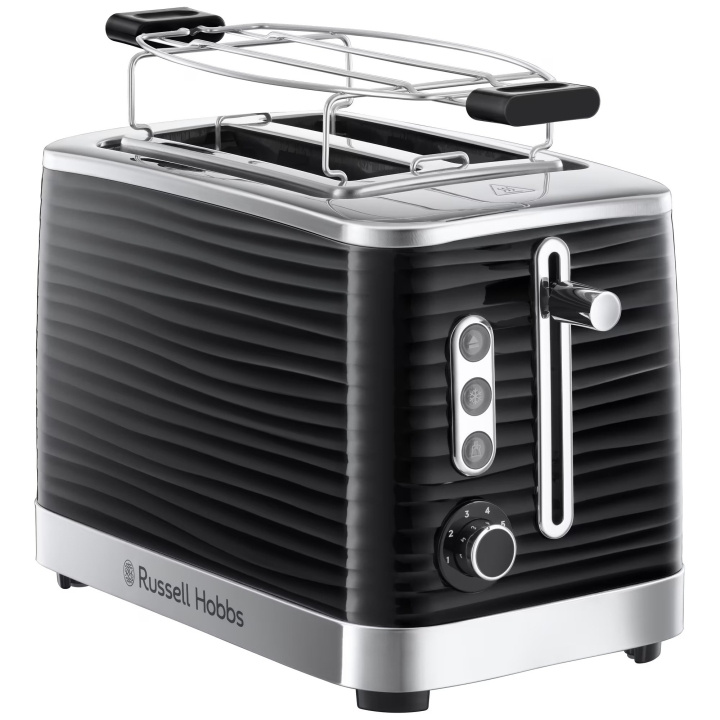 Russell Hobbs Inspire brødrister - svart i gruppen HJEM, HUS OG HAGE / Husholdningsapparater / Brødristere og toastjern / Brødristere hos TP E-commerce Nordic AB (C84866)