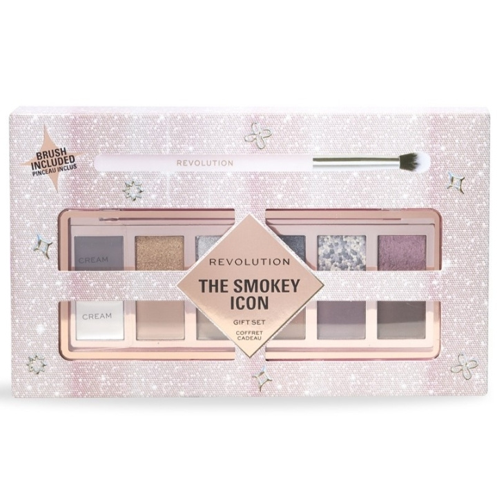 Makeup Revolution The Smokey Icon Palette Gift Set i gruppen HELSE OG SKJØNNHET / Gavesett / Gavesett for henne hos TP E-commerce Nordic AB (C84940)