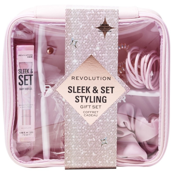 Makeup Revolution Hair Sleek & Set Styling Gift Set i gruppen HELSE OG SKJØNNHET / Gavesett / Gavesett for henne hos TP E-commerce Nordic AB (C84945)