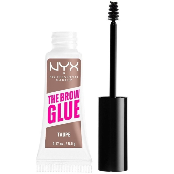 NYX PROF. MAKEUP The Brow Glue Instant Brow Styler 02 Taupe i gruppen HELSE OG SKJØNNHET / Makeup / Øyne og øyebryn / Mascara hos TP E-commerce Nordic AB (C84947)