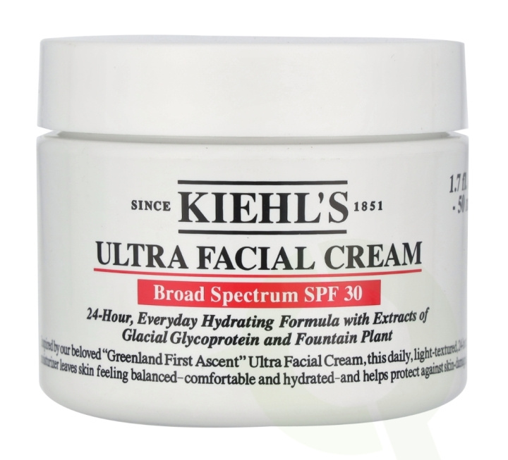 Kiehl\'s Ultra Facial Cream Broad Spectrum SPF30 50 ml i gruppen HELSE OG SKJØNNHET / Hudpleie / Ansikt / Ansiktskrem hos TP E-commerce Nordic AB (C84979)