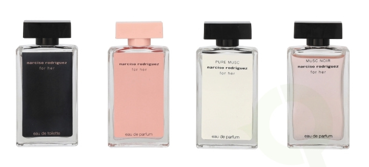 Narciso Rodriguez Collection Set For Her 30 ml Edt Spray 7,5ml/Edp Spray 7,5ml/Pm 7,5ml/Mn 7,5ml i gruppen HELSE OG SKJØNNHET / Gavesett / Gavesett for henne hos TP E-commerce Nordic AB (C84982)