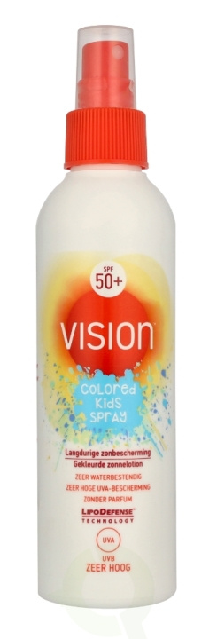 Vision Colored Kids Spray SPF50 200 ml i gruppen HELSE OG SKJØNNHET / Hudpleie / Soling / Solkrem hos TP E-commerce Nordic AB (C84991)