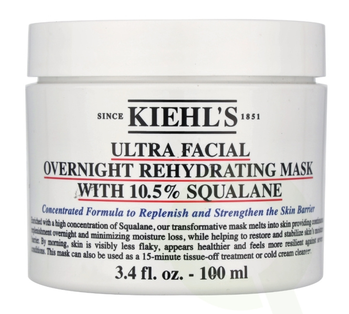 Kiehl\'s Ultra Facial Overnight Face Mask 100 g i gruppen HELSE OG SKJØNNHET / Hudpleie / Ansikt / Masker hos TP E-commerce Nordic AB (C85010)