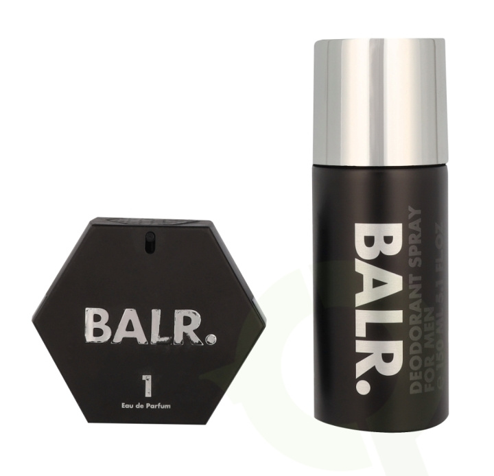 Balr. 1 FOR MEN Giftset 200 ml Edp Spray 50 ml/Deo Spray 150ml i gruppen HELSE OG SKJØNNHET / Gavesett / Gavesett for ham hos TP E-commerce Nordic AB (C85038)