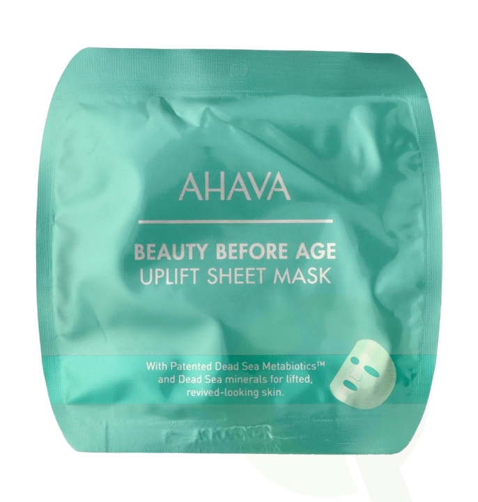 Ahava Beauty Before Age Uplift. & Firm. Sheet Mask 17 g i gruppen HELSE OG SKJØNNHET / Hudpleie / Ansikt / Masker hos TP E-commerce Nordic AB (C85049)