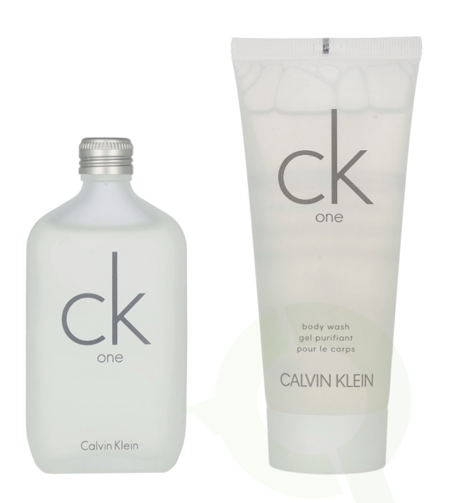 Calvin Klein Ck One Giftset 150 ml Edt Spray 50ml/Shower Gel 100ml i gruppen HELSE OG SKJØNNHET / Gavesett / Gavesett for ham hos TP E-commerce Nordic AB (C85057)