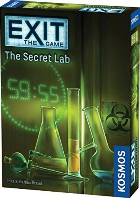 Exit: Escape Room : The Secret Lab (EN) (KOS1266) i gruppen LEKER, BARN OG BABY / Leker / Brettspill / Familiespill hos TP E-commerce Nordic AB (C85177)