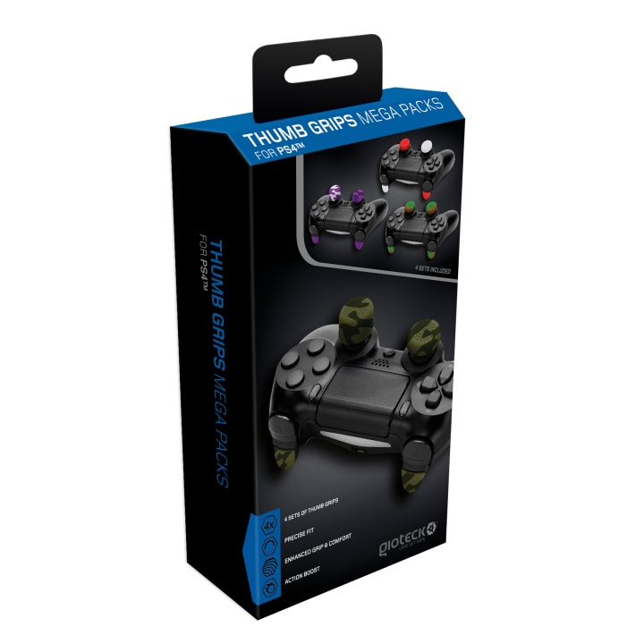 Gioteck Playstation 4 Thumb Grips Mega Pack i gruppen Elektronikk / TV-spill & tilbehør / Sony PlayStation 4 / Tilbehør hos TP E-commerce Nordic AB (C85246)