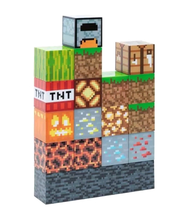 Paladone Minecraft Block Building Light/Lampe (PP6596MCF) i gruppen Elektronikk / Lys / Bordlamper hos TP E-commerce Nordic AB (C85255)