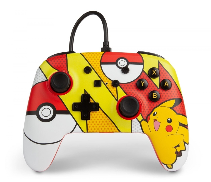 PowerA Nintendo Switch Enh Wired Controller - Pop Art i gruppen Elektronikk / TV-spill & tilbehør / Nintendo Switch hos TP E-commerce Nordic AB (C85268)