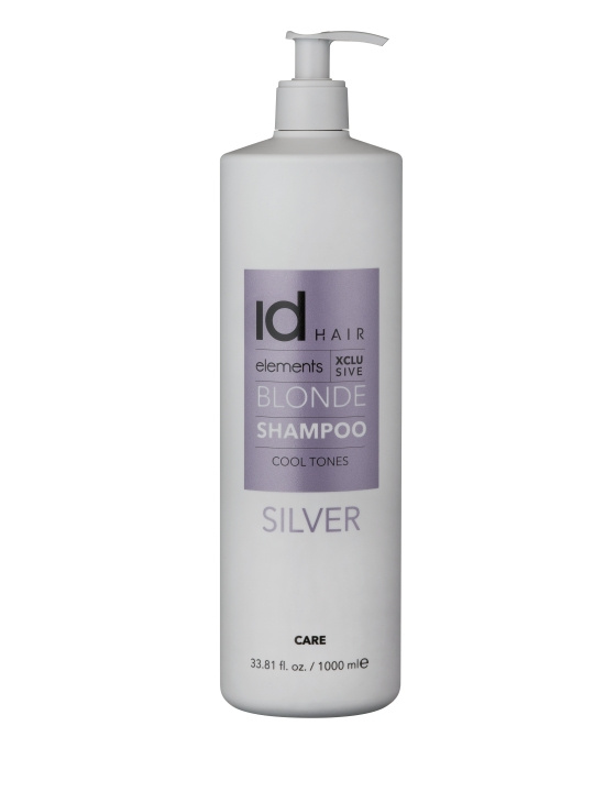 ID Hair Elements Xclusive Silver Shampoo 1000 ml i gruppen HELSE OG SKJØNNHET / Hår & styling / Hårpleie / Hårfarge / Sølv sjampo hos TP E-commerce Nordic AB (C85302)