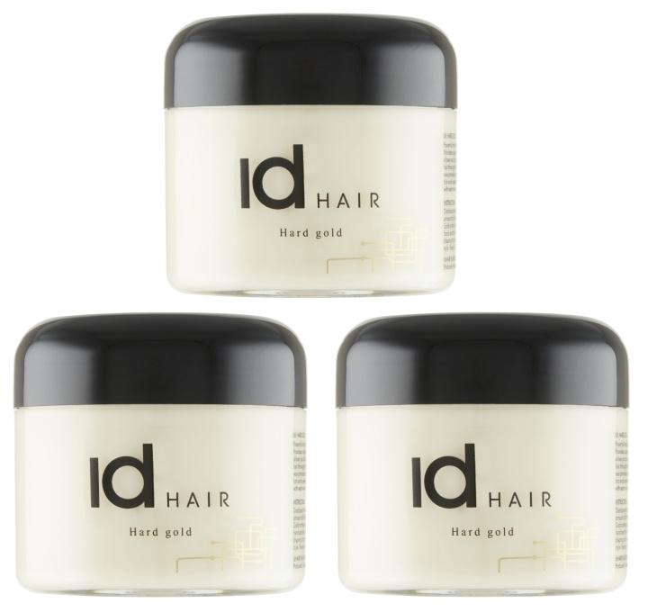 ID Hair Hard Gold 3 x 100 ml i gruppen HELSE OG SKJØNNHET / Hår & styling / Hårstyling / Hårvoks hos TP E-commerce Nordic AB (C85348)