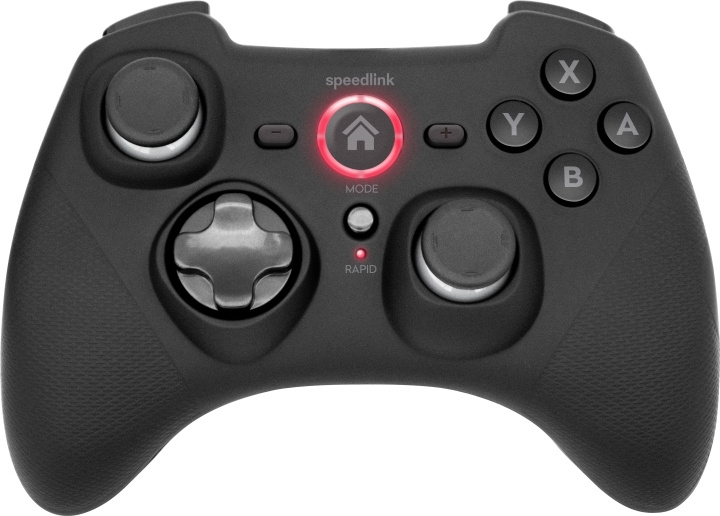 Speedlink RAIT Bluetooth Gamepad - for Nintendo Switch/OLED, gummi-svart i gruppen Elektronikk / TV-spill & tilbehør / Nintendo Switch hos TP E-commerce Nordic AB (C85424)