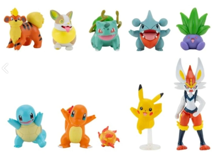 Pokémon Kampfigur 10-pakning (PKW2855) i gruppen LEKER, BARN OG BABY / Leker / Figurer, miniatyrer og tilbehør hos TP E-commerce Nordic AB (C85443)