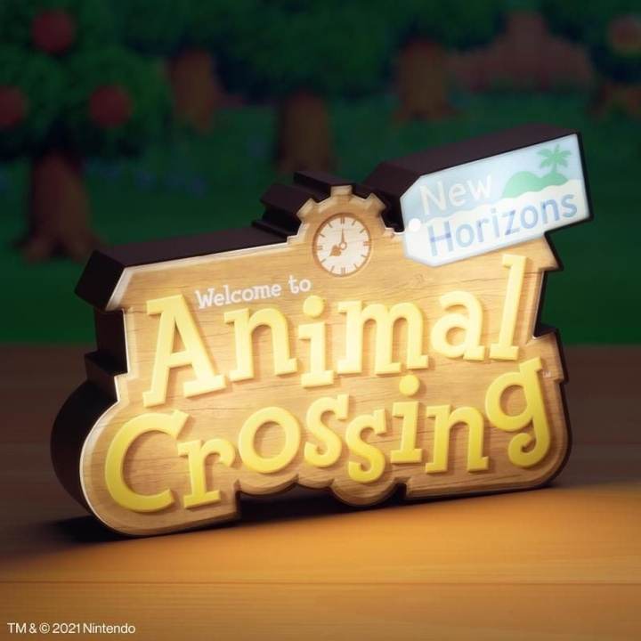 Paladone Animal Crossing-logolampe i gruppen Elektronikk / Lys / Bordlamper hos TP E-commerce Nordic AB (C85535)