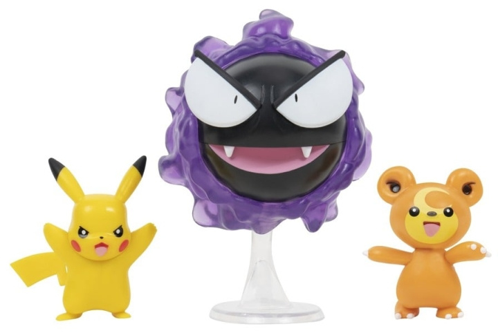 Pokémon Battle Figure 3-Pack - Teddiursa (PKW2347) i gruppen LEKER, BARN OG BABY / Leker / Figurer, miniatyrer og tilbehør hos TP E-commerce Nordic AB (C85540)