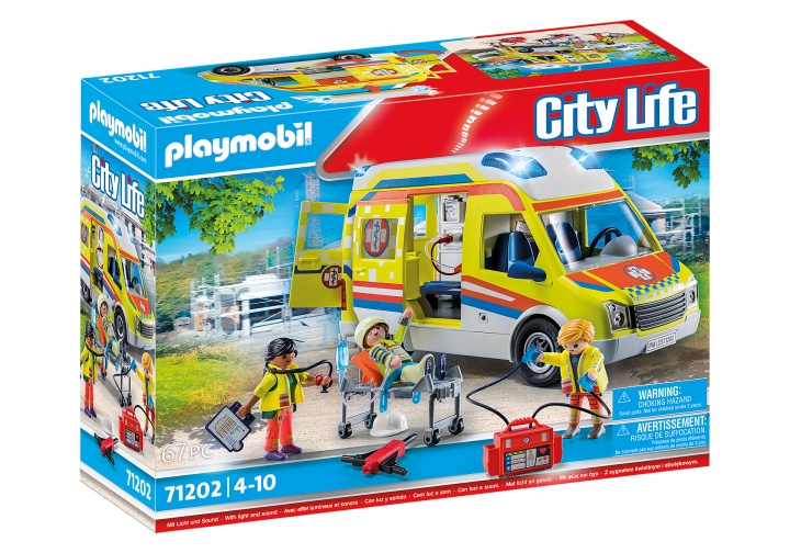 Playmobil Ambulanse med lys og lyd (71202) i gruppen LEKER, BARN OG BABY / Leker / Leksaker hos TP E-commerce Nordic AB (C85554)