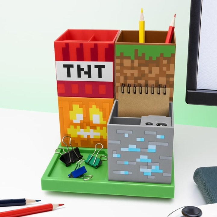 Paladone Minecraft Desktop Organiser i gruppen SPORT, FRITID & HOBBY / Morsomme produkter / Morsomme produkter hos TP E-commerce Nordic AB (C85566)