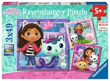 Ravensburger 3x49p - Gabbys dukkehus (10105659) i gruppen LEKER, BARN OG BABY / Leker / Barnas puslespill hos TP E-commerce Nordic AB (C85660)