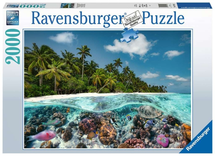 Ravensburger Et dykk på Maldivene 2000p - (10217441) i gruppen LEKER, BARN OG BABY / Leker / Barnas puslespill hos TP E-commerce Nordic AB (C85669)