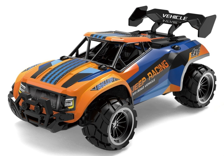 TEC-TOY R/C 1:20 2,4G 3,7V Li-ion - Blå/oransje i gruppen LEKER, BARN OG BABY / Radiostyrt / Radiostyrte biler hos TP E-commerce Nordic AB (C85701)