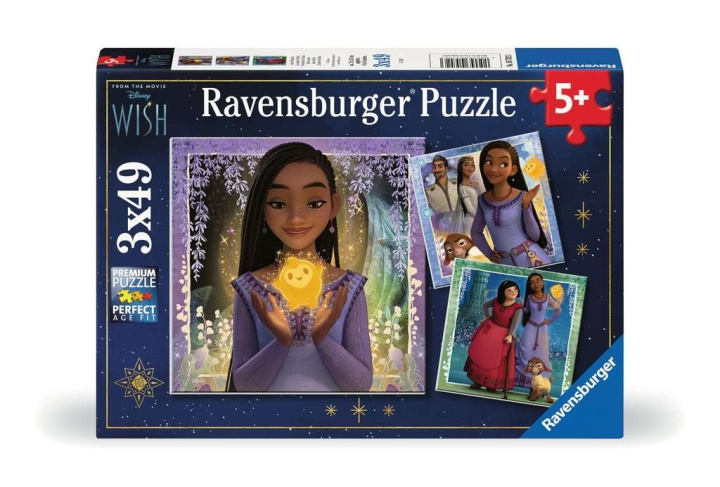 Ravensburger Disney Wish 3x49p - (10105702) i gruppen LEKER, BARN OG BABY / Leker / Barnas puslespill hos TP E-commerce Nordic AB (C85702)