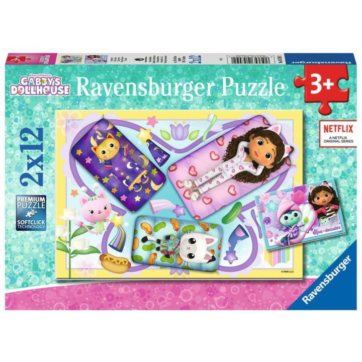 Ravensburger Gabbys dukkehus 2x12p - (10105709) i gruppen LEKER, BARN OG BABY / Leker / Barnas puslespill hos TP E-commerce Nordic AB (C85704)