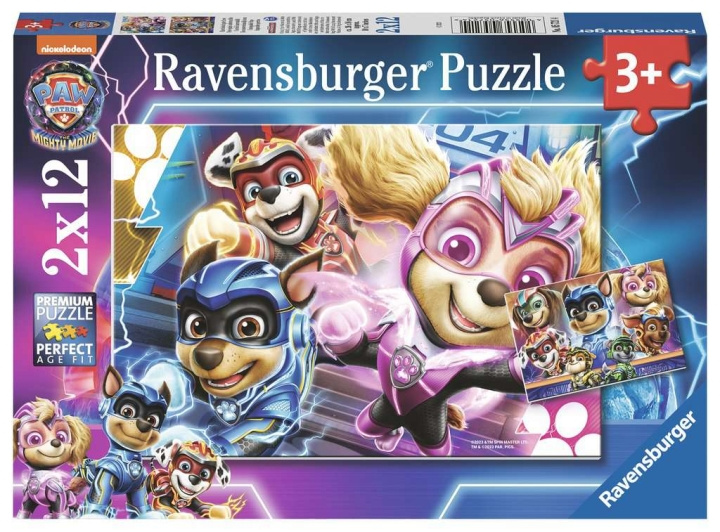 Ravensburger Paw Patrol The Mighty Movie 2x12p - (10105721) i gruppen LEKER, BARN OG BABY / Leker / Barnas puslespill hos TP E-commerce Nordic AB (C85707)