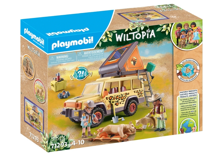 Playmobil Wiltopia - Langrennskjøretøy med løver (71293) i gruppen LEKER, BARN OG BABY / Leker / Leksaker hos TP E-commerce Nordic AB (C85730)