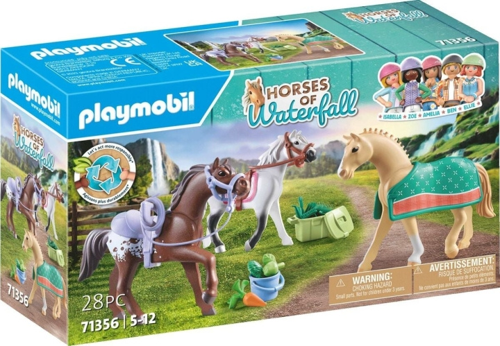 Playmobil Tre hester med saler (71356) i gruppen LEKER, BARN OG BABY / Leker / Leksaker hos TP E-commerce Nordic AB (C85740)