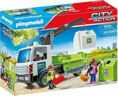 Playmobil Glassavfallsbil med container (71431) i gruppen LEKER, BARN OG BABY / Leker / Lekesett hos TP E-commerce Nordic AB (C85744)