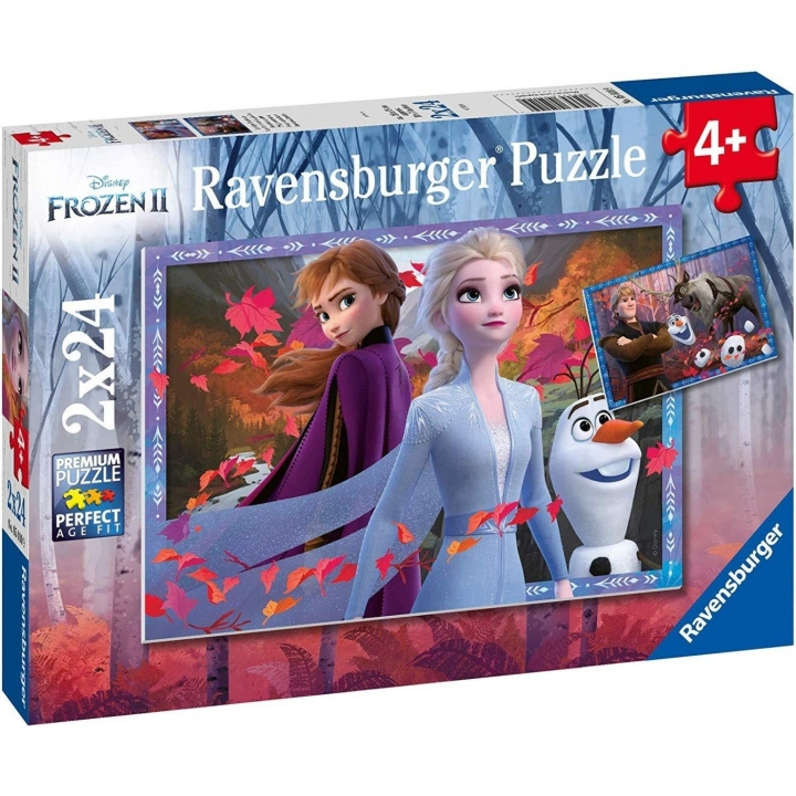 Ravensburger Frozen 2 Frosty Adventures 2x24p - 05010 i gruppen LEKER, BARN OG BABY / Leker / Barnas puslespill hos TP E-commerce Nordic AB (C85766)