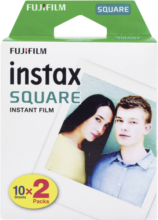 Fuji Instax Square-film 20 bilder i gruppen Elektronikk / Foto og video / Fotograferingsutstyr / Annet hos TP E-commerce Nordic AB (C85783)