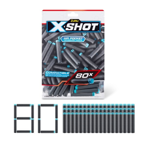 Zuru X-Shot X SHOT-Excel 80PK refillpiler - (36589) i gruppen LEKER, BARN OG BABY / Leker / Actionspill hos TP E-commerce Nordic AB (C85799)