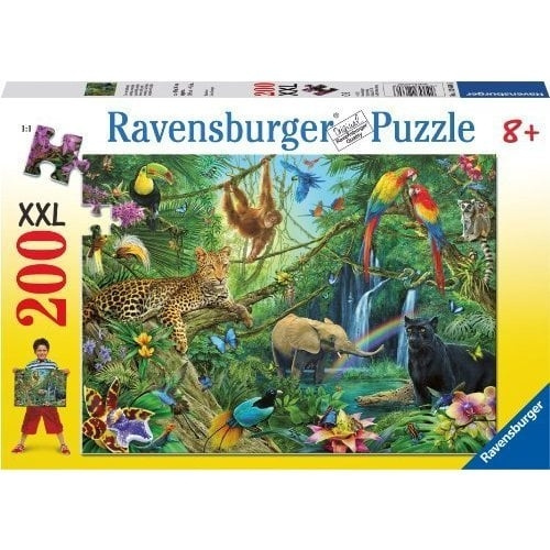 Ravensburger XXL Jungelpuslespill med 200 brikker i gruppen LEKER, BARN OG BABY / Leker / Barnas puslespill hos TP E-commerce Nordic AB (C85804)