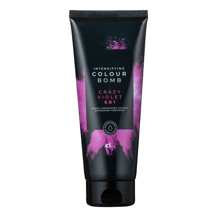 ID Hair Colour Bomb Crazy Violet 681 - 200 ml i gruppen HELSE OG SKJØNNHET / Hår & styling / Hårpleie / Hårfarge / Hårfarge & Fargebombe hos TP E-commerce Nordic AB (C85858)