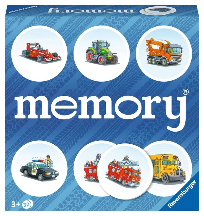 Ravensburger Vehicles memory® ( 10622378 ) i gruppen LEKER, BARN OG BABY / Leker / Brettspill / Barnespill hos TP E-commerce Nordic AB (C85908)