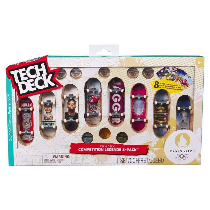 Tech Deck Olympisk 96 mm gripebrett - 8-pakning (6070368) i gruppen LEKER, BARN OG BABY / Leker / Leksaker hos TP E-commerce Nordic AB (C85912)