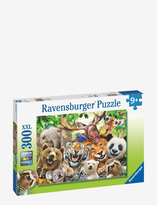 Ravensburger Eksotiske dyr Selfie 300p (RAE10113354) i gruppen LEKER, BARN OG BABY / Leker / Barnas puslespill hos TP E-commerce Nordic AB (C85933)