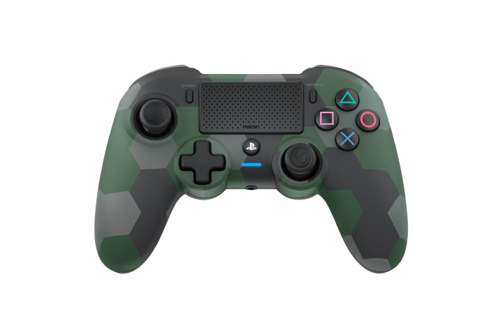 NACON Trådløs Dualshock 4 V2-kontroller Asymmetrisk Camo Green (PS4) i gruppen Elektronikk / TV-spill & tilbehør / Sony PlayStation 4 / Tilbehør hos TP E-commerce Nordic AB (C85984)