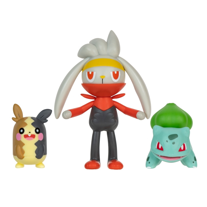 Pokémon Battle Figure 3 Pk - Morpeko, Bulbasaur (PKW3055) i gruppen LEKER, BARN OG BABY / Leker / Figurer, miniatyrer og tilbehør hos TP E-commerce Nordic AB (C85986)