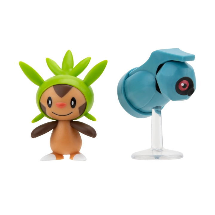 Pokémon Kampfigur - Chespin og Beldum (PKW3014) i gruppen LEKER, BARN OG BABY / Leker / Figurer, miniatyrer og tilbehør hos TP E-commerce Nordic AB (C85993)