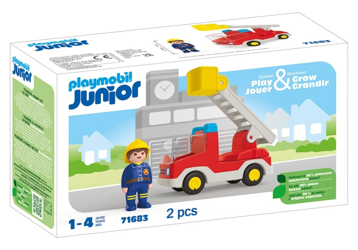 Playmobil JUNIOR: Stigeenhet brannbil (71683) i gruppen LEKER, BARN OG BABY / Leker / Lekesett hos TP E-commerce Nordic AB (C86048)