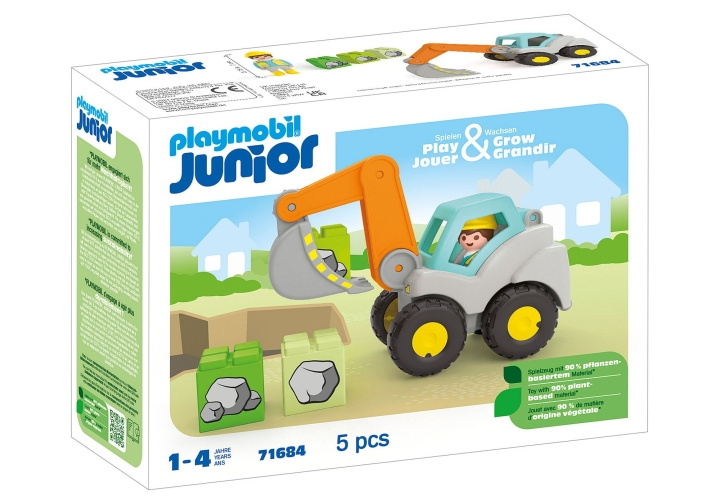 Playmobil JUNIOR: Spade Gravemaskin (71684) i gruppen LEKER, BARN OG BABY / Leker / Lekesett hos TP E-commerce Nordic AB (C86049)