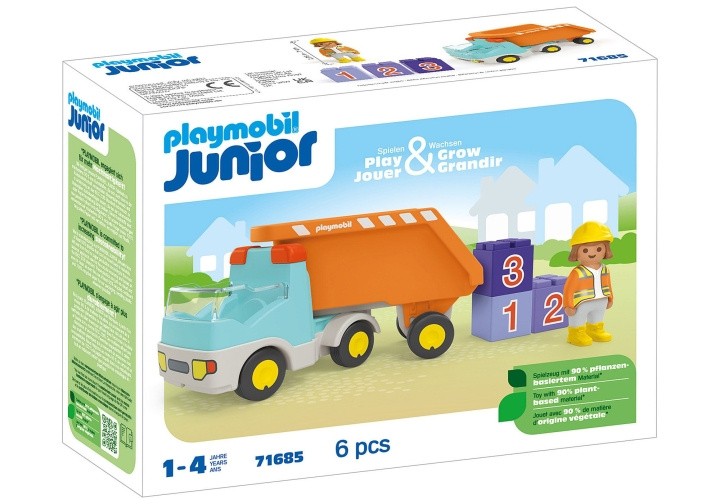 Playmobil JUNIOR: Dumper (71685) i gruppen LEKER, BARN OG BABY / Leker / Leksaker hos TP E-commerce Nordic AB (C86050)